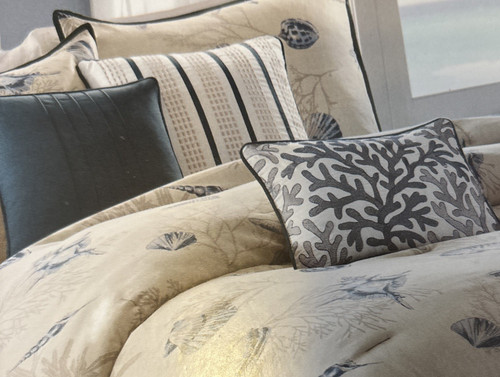 Nautical blue sea shell king - nautical,